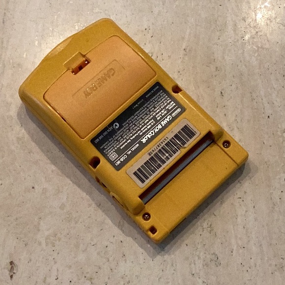 Nintendo Game Boy Color Console System Handheld Dandelion Yellow Gameboy - Picture 13 of 16